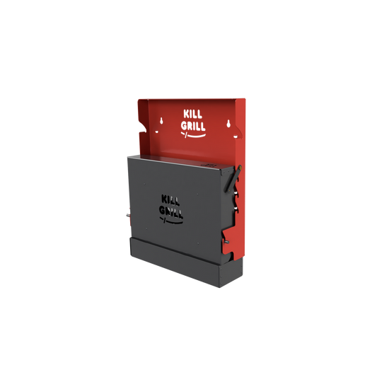 Parrilla Plegable Roja/Negra - Full Size