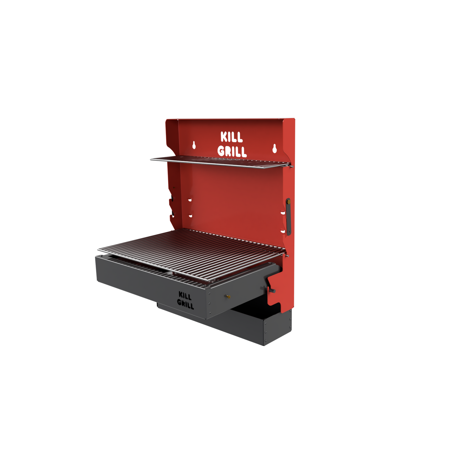 Parrilla Plegable Roja/Negra - Full Size