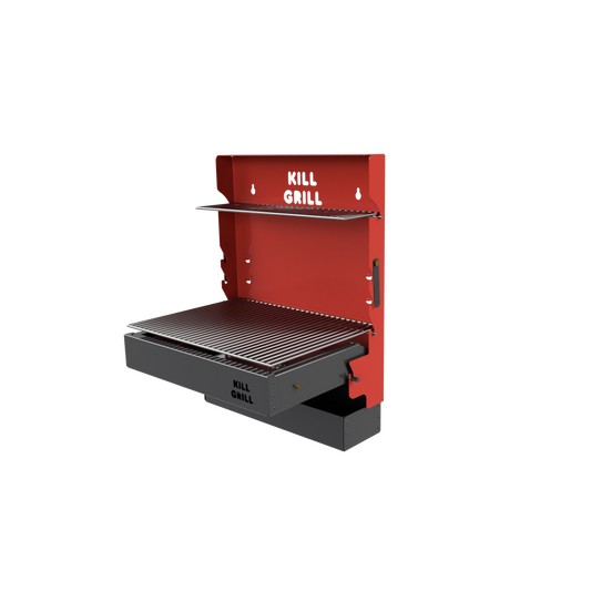 Parrilla Plegable Roja/Negra - Full Size